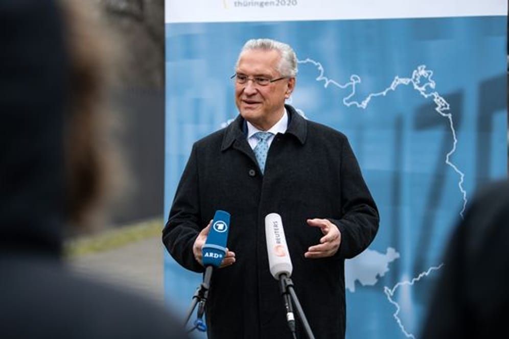 "Frage einer möglichen Abschiebung bei den allermeisten syrischen Flüchtlingen stellt sich nicht": Bayerns Innenminister Joachim Herrmann.