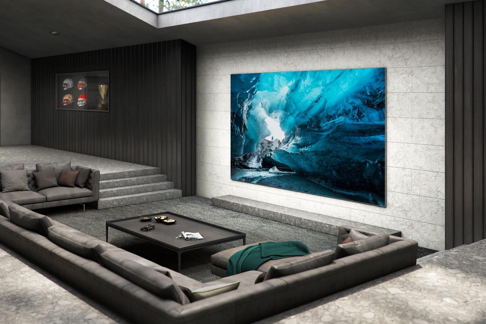 Micro-LED-Fernseher von Samsung: Das neuartige Gerät soll 130.000 Euro kosten.