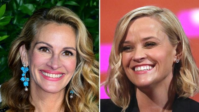 Julia Roberts (l) spielt und Reese Witherspoon produziert.