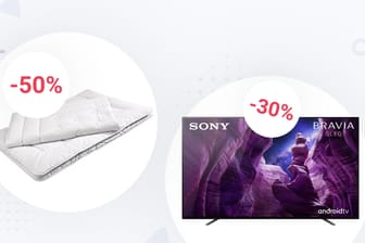 Die Deals des Tages: Eine Luxus-Bettdecke zum halben Preis und ein Kino-TV von Sony.