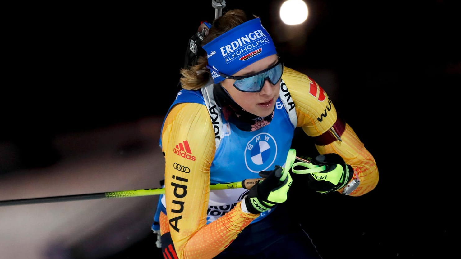 Franziska Preuss: Die deutsche Biathletin zeigte in Hochfilzen einen guten Sprint.