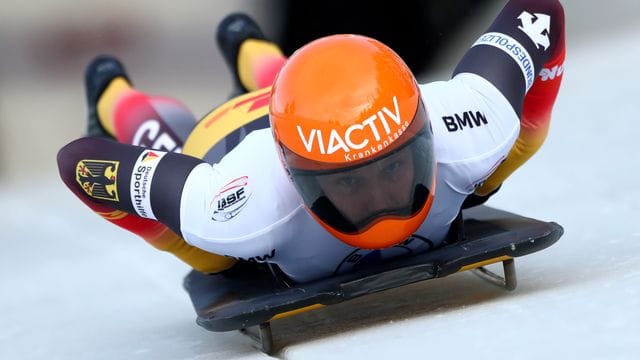 Wurde beim Weltcup in Innsbruck/Igls Dritte; Tina Hermann.