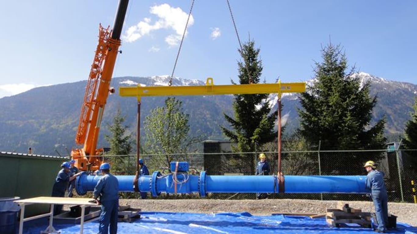 Öl-Pipeline über die Alpen