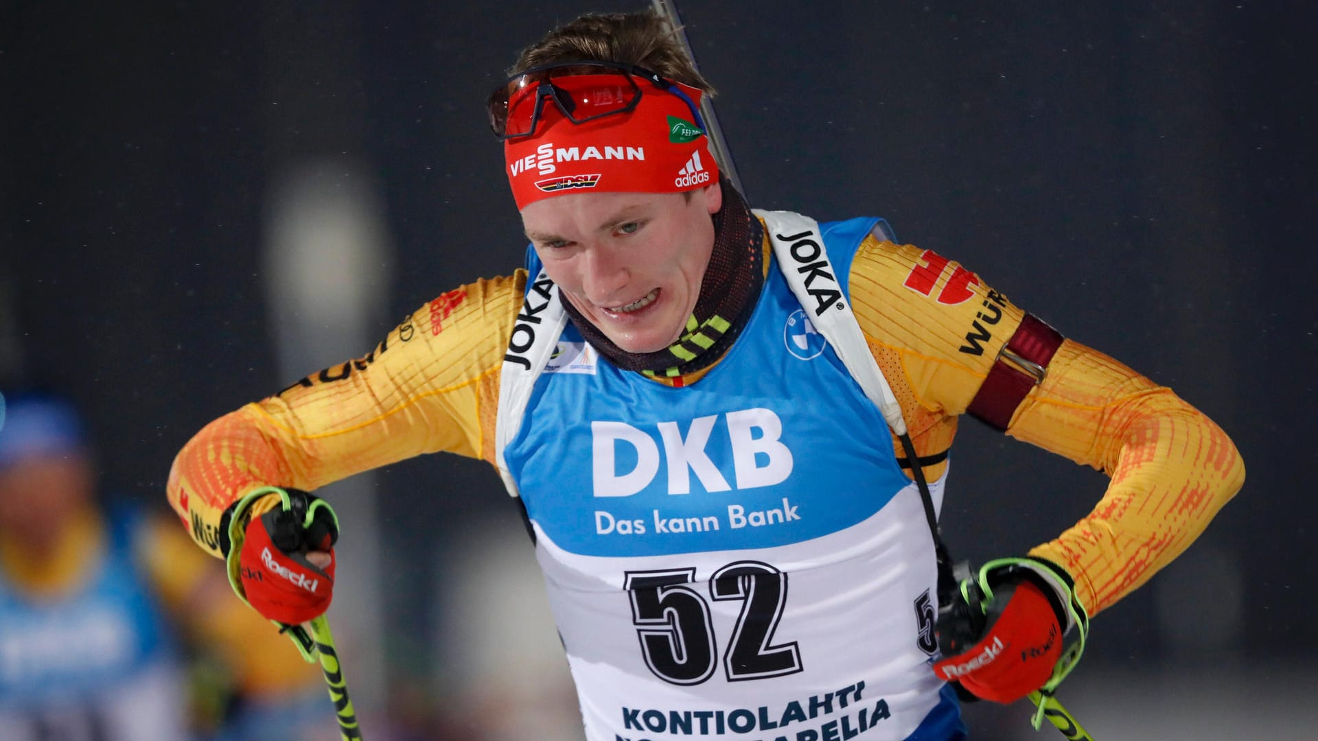 Benedikt Doll: Der deutsche Biathlet zeigte eine ordentliche Leistung in Hochfilzen.