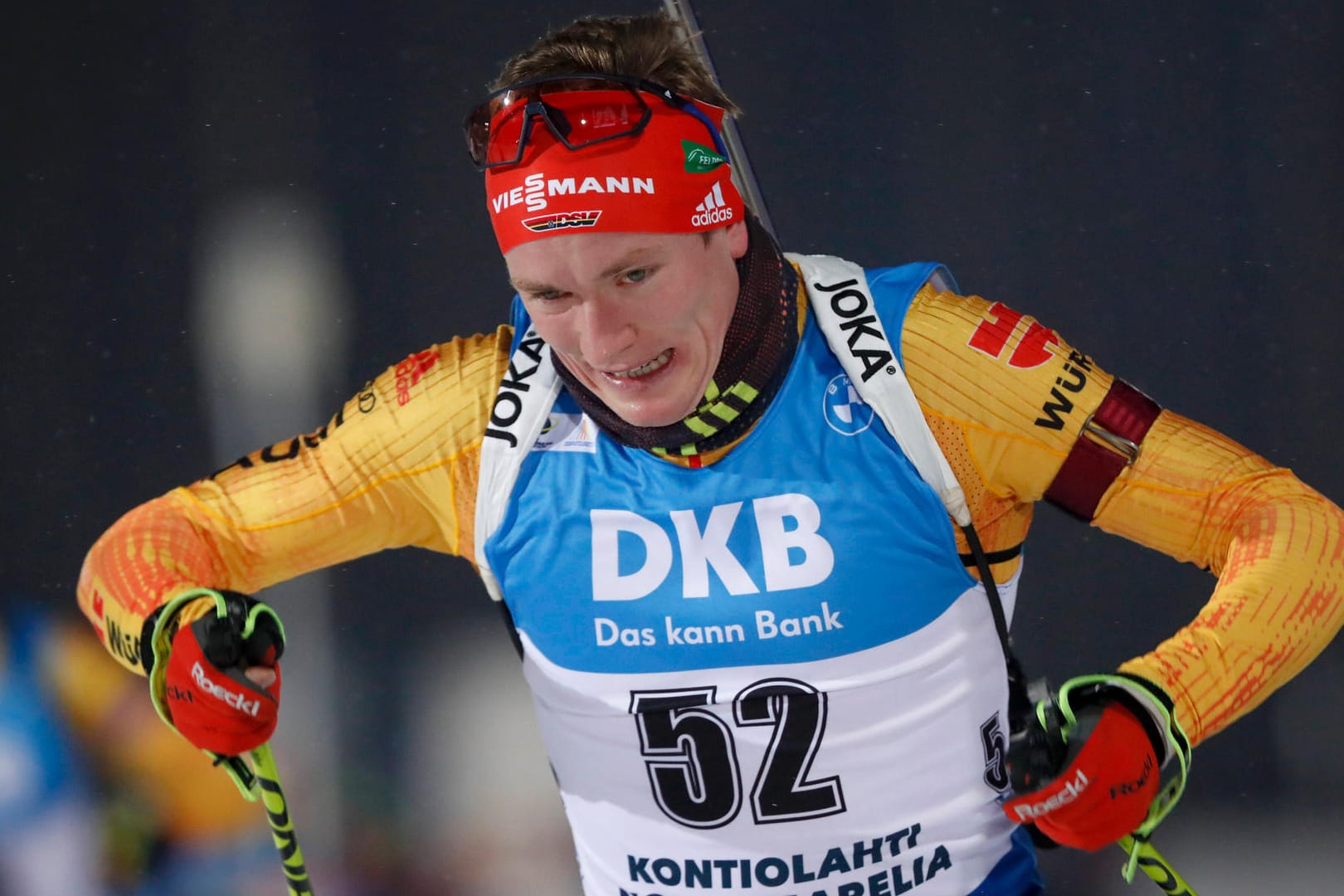 Benedikt Doll: Der deutsche Biathlet zeigte eine ordentliche Leistung in Hochfilzen.