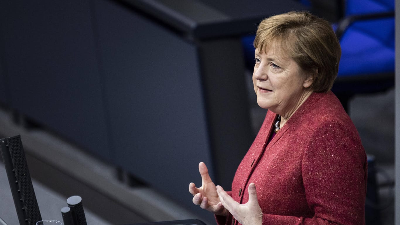 Bundeskanzlerin Angela Merkel: In einer emotionalen Rede hatte sie an die Politiker appelliert.