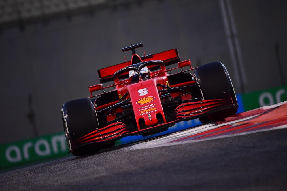 Sebastian Vettel im Ferrari: Es ist das letzte Rennwochenende im Ferrari für Vettel.