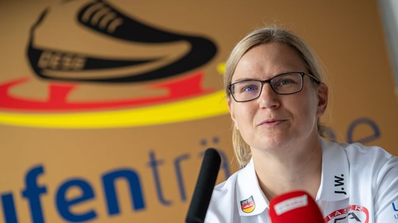 Erklärte überraschend ihren Rücktritt als Eisschnelllauf-Bundestrainerin: Jenny Wolf.