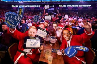 Das gewohnte Bild von einer tobenden Meute wird es bei der diesjährigen Darts-WM nicht geben.