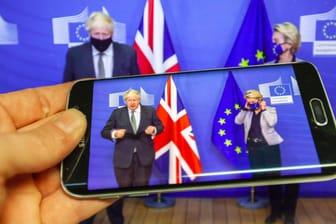 Der britische Premier Boris Johnson und EU-Kommissionschefin Ursula von der Leyen: Selbst bei einem Eingeständnis des Scheiterns am Sonntag wäre wohl eine Rückkehr an den Verhandlungstisch noch möglich.