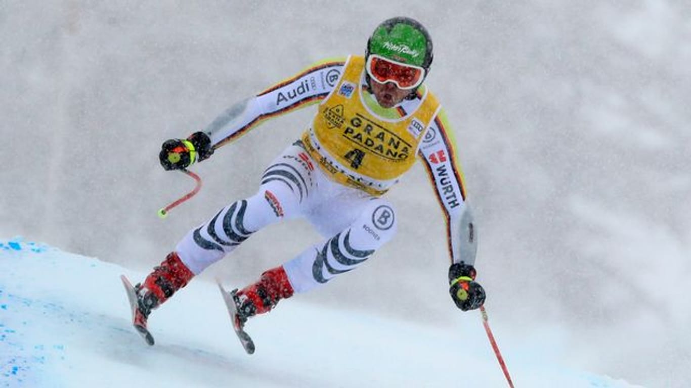 Fuhr auf Rang acht beim Super-G in Val d'Isère: Andreas Sander.