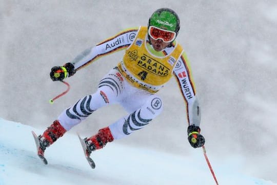 Fuhr auf Rang acht beim Super-G in Val d'Isère: Andreas Sander.