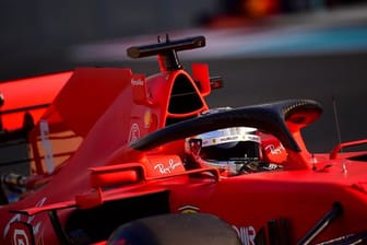 Sebastian Vettel schied im Ferrari in der Qualifikation vorzeitig aus.