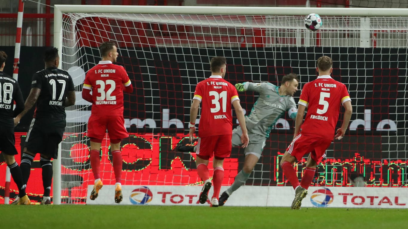 Union Berlin führte gegen Bayern München: Grischa Prömel traf zum 1:0.