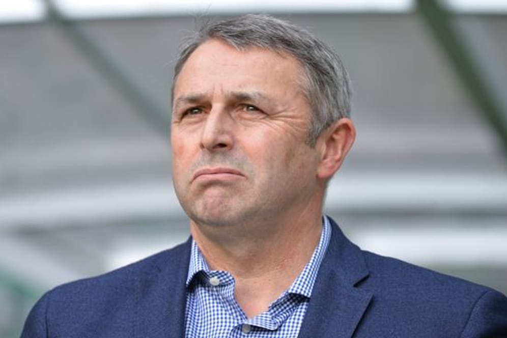 Klaus Allofs, Vorstandsmitglied von Fortuna Düsseldorf (Archivbild): Er glaubt an einen Aufstieg der Mannschaft in die Bundesliga.