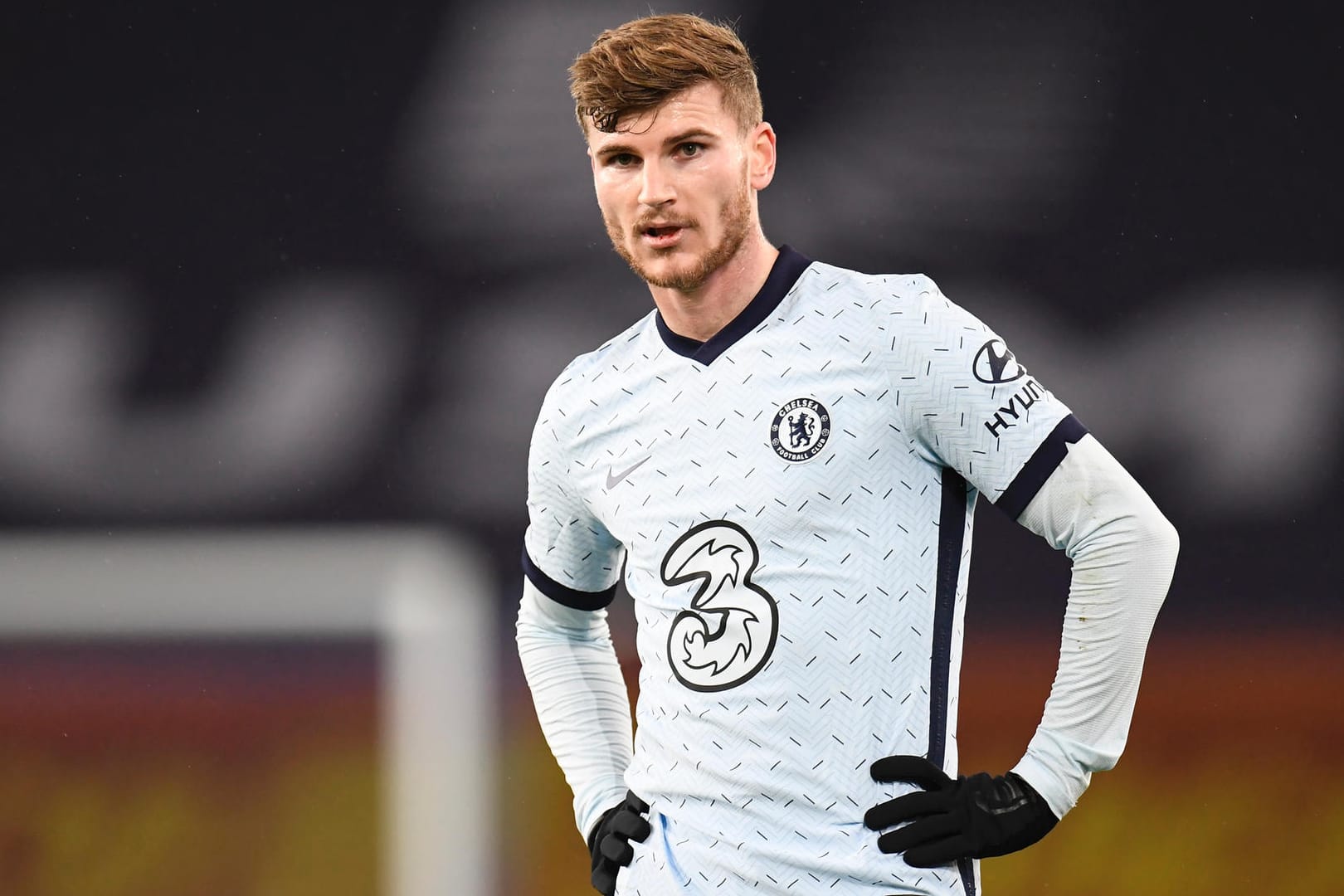 Timo Werner: Der Nationalspieler tat sich mit Chelsea gegen Everton schwer.