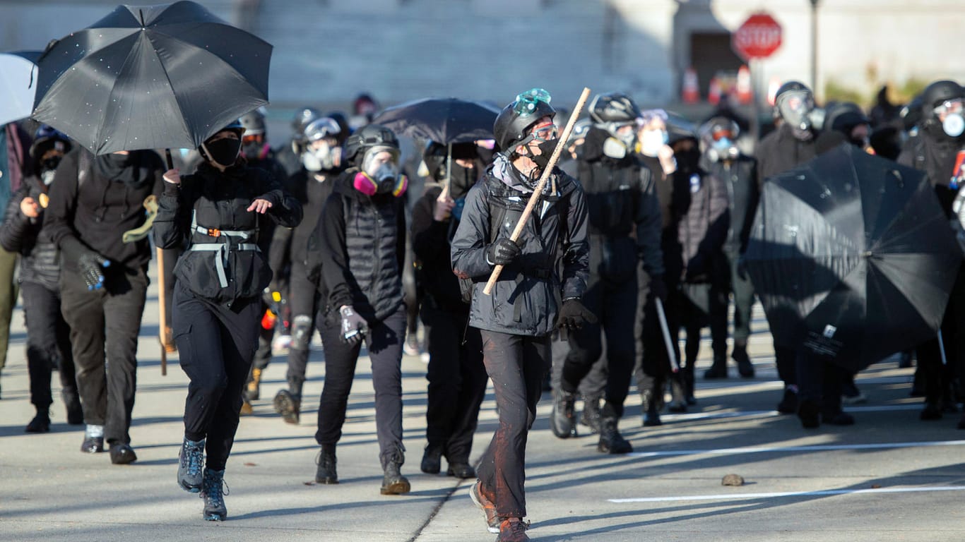 Proteste in Olympia: Es kam zu bewaffneten Auseinandersetzungen.
