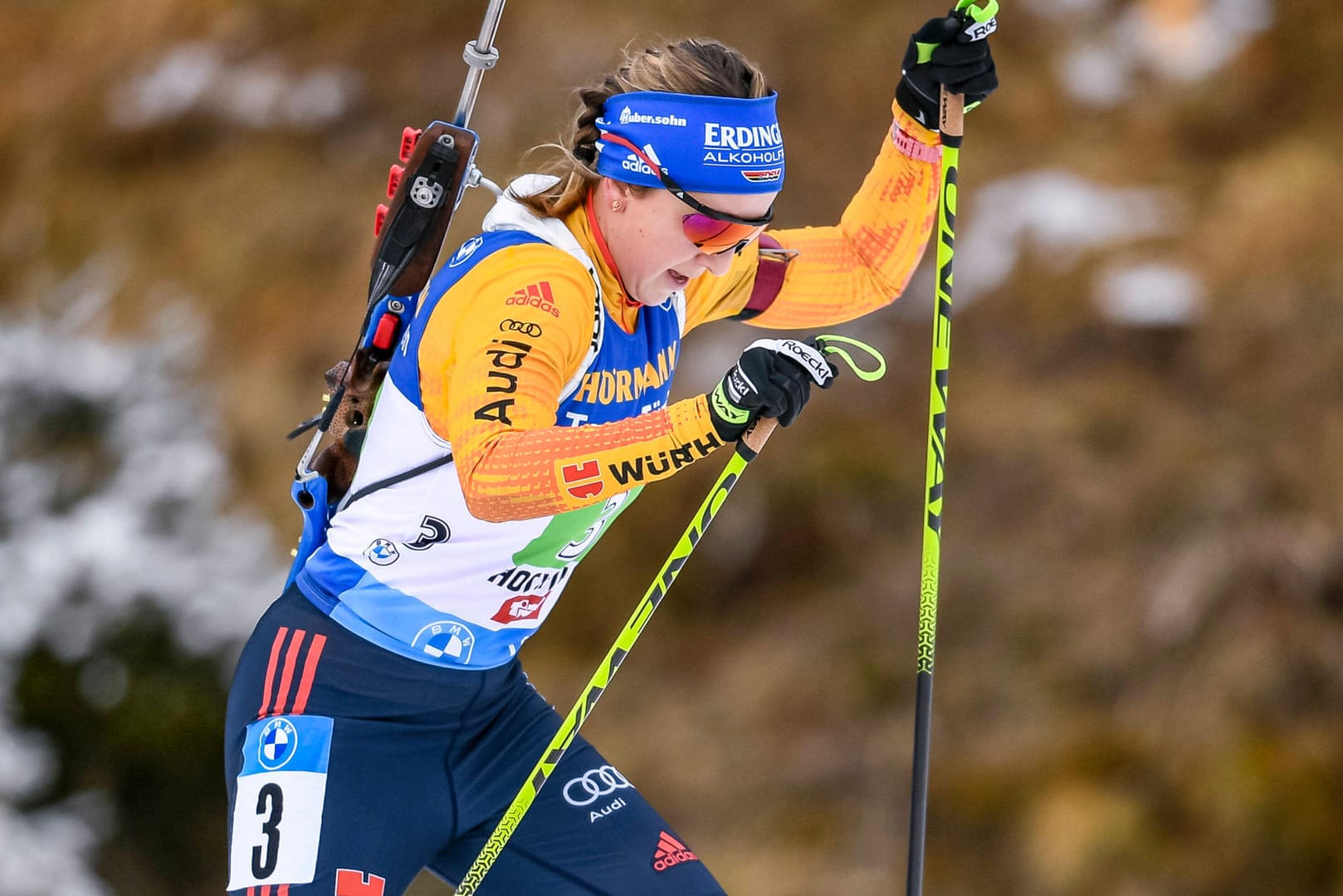 Verfolgung in Hochfilzen: Franziska Preuß hat gute Chancen auf den Sieg, da sie im Sprint am Freitag Dritte wurde.