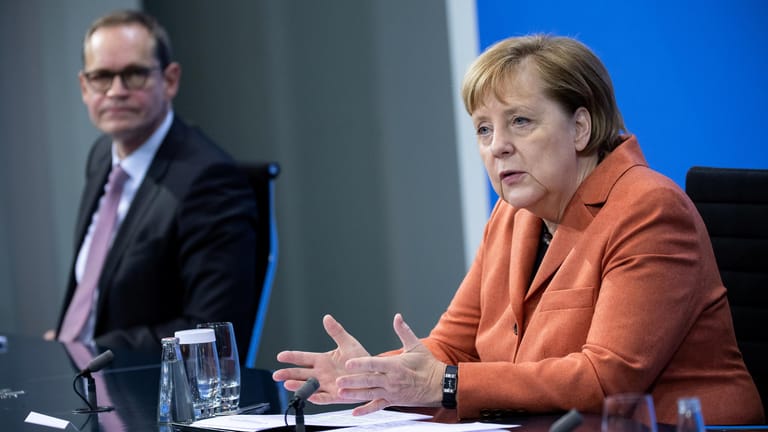 Bundeskanzlerin Angela Merkel: Nach 45 Minuten waren sich Bund und Länder über die neuen Maßnahmen einig.
