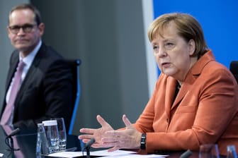 Bundeskanzlerin Angela Merkel: Nach 45 Minuten waren sich Bund und Länder über die neuen Maßnahmen einig.