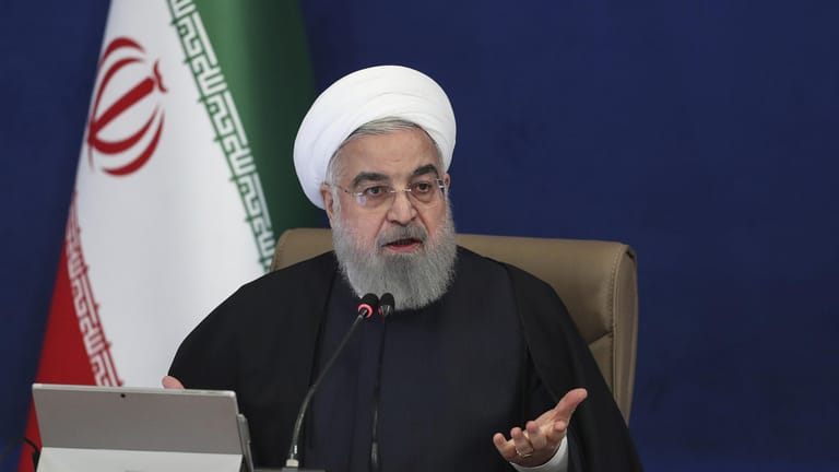 Der iranische Präsident Hassan Rouhani: Der Iran hat den deutschen Botschafter in Teheran einbestellt.