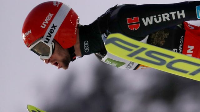 Markus Eisenbichler während des ersten Durchgangs.