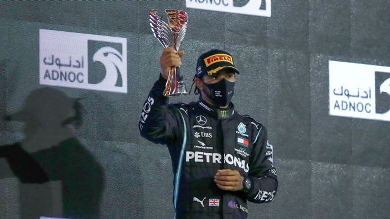Lewis Hamilton hatte beim Großen Preis von Abu Dhabi den dritten Platz belegt.