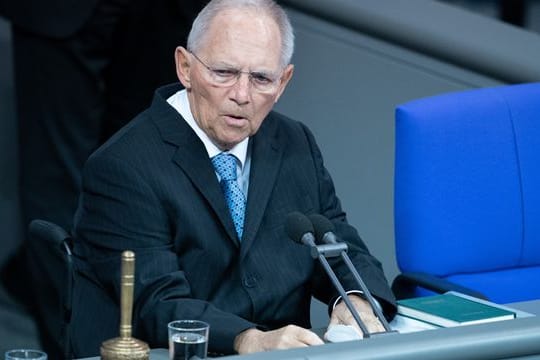 Bundestagspräsident Wolfgang Schäuble.