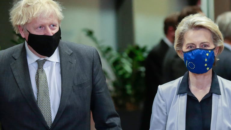Boris Johnson und Ursula von der Leyen: Noch keine Einigung, aber auch kein Abbruch der Verhandlungen.