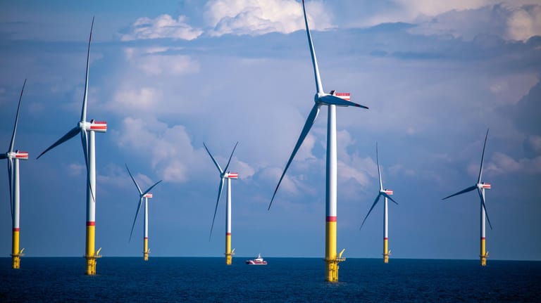 Ein Windpark in der Ostsee (Symbolbild): Energie aus erneuerbaren Quellen wird immer wichtiger in Deutschland.