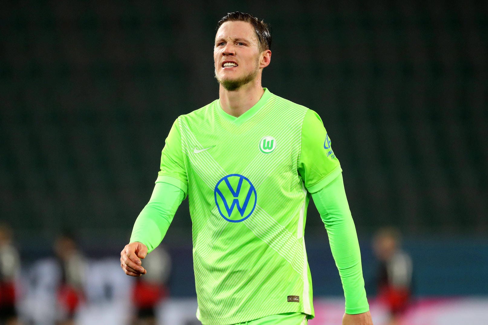 Wout Weghorst: Der Stürmer des VfL Wolfsburg sorgte mit einem zweifelhaften Social-Media-Post für Verwunderung.