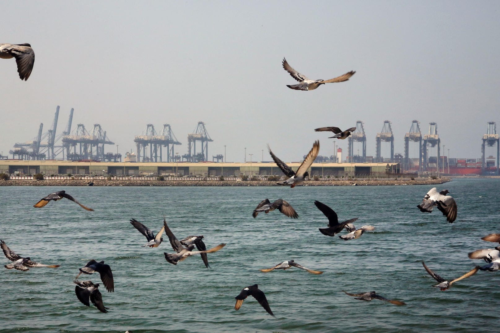 Der Hafen in der saudi-arabischen Stadt Dschidda: Ein Öltanker wurde hier von einer "externen Quelle" getroffen.