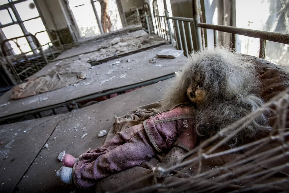 Ein verlassener Kindergarten in Tschernobyl nahe dem havarierten Atommeiler: Die Ukraine will Objekte aus dem Katastrophengebiet in das Unesco-Welterbe aufnehmen lassen.