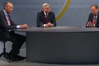 Friedrich Merz, Norbert Röttgen und Armin Laschet: Die Kandidaten für den CDU-Vorsitz stellen sich den Fragen der Parteimitglieder.