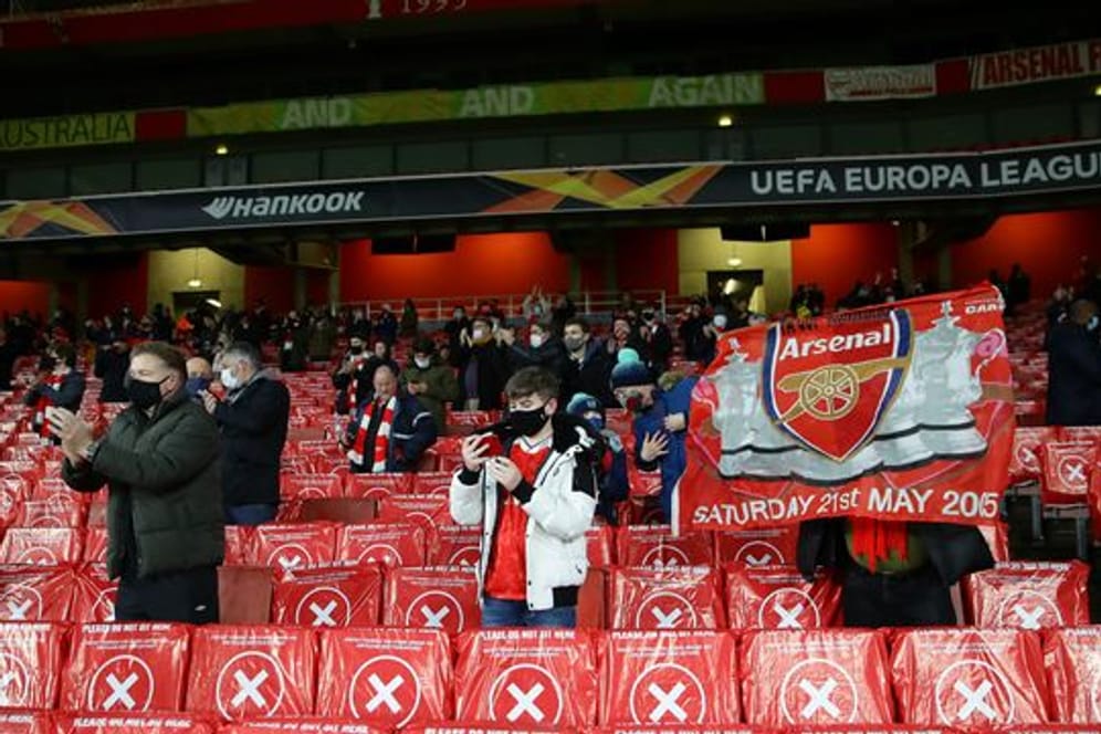 Beim Spiel des FC Arsenal gegen den FC Southampton werden keine Zuschauer im Stadion sein.