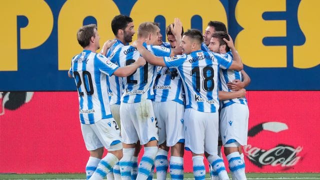 Überraschender Tabellenführer in Spaniens Elite-Liga: Real Sociedad San Sebastian.