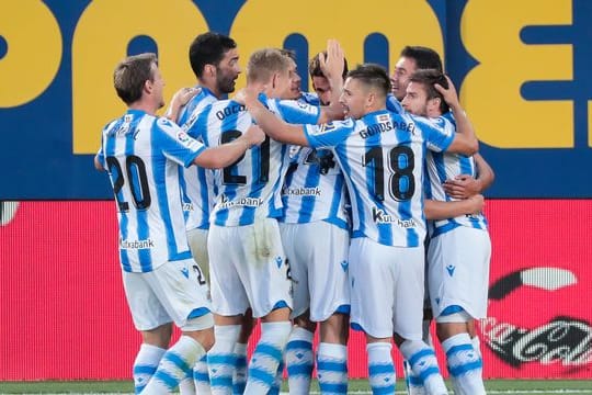 Überraschender Tabellenführer in Spaniens Elite-Liga: Real Sociedad San Sebastian.