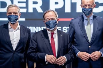 Die drei Kandidaten für den Bundesvorsitz der CDU (v.