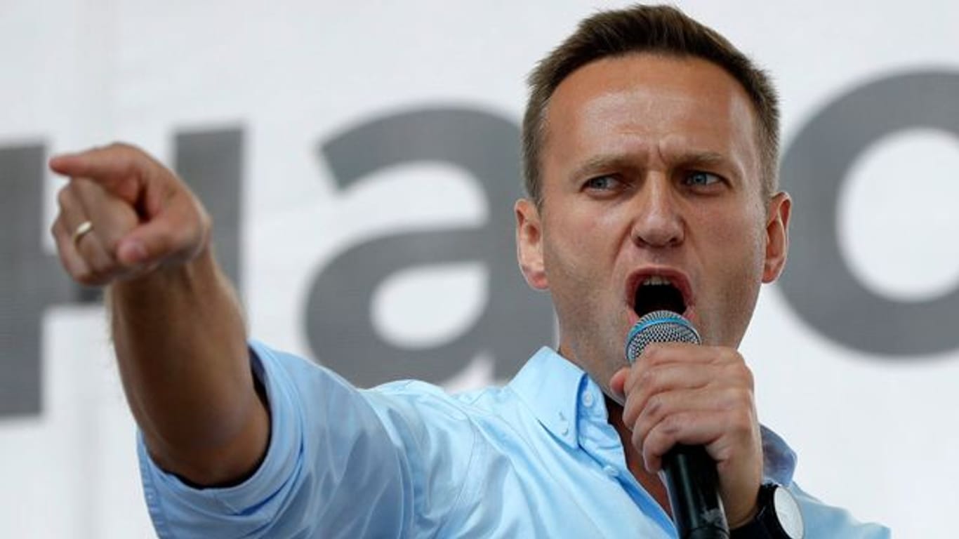 "Ein handfester terroristischer Akt": Kreml-Kritiker Alexej Nawalny.