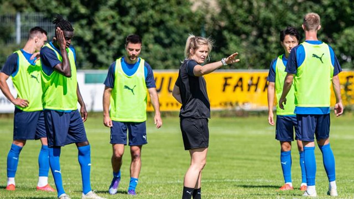 Imke Wübbenhorst muss als Trainerin der Sportfreunde Lotte gehen.
