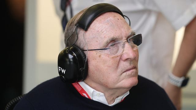 Musste sich rund eine Woche vor Weihnachten ins Krankenhaus begeben: Ex-Teamchef Frank Williams.