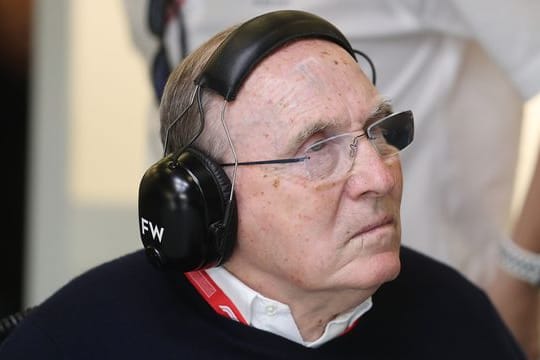 Musste sich rund eine Woche vor Weihnachten ins Krankenhaus begeben: Ex-Teamchef Frank Williams.