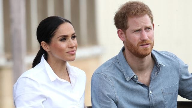 Prinz Harry und Herzogin Meghan 2018 auf ihrer Australienreise. Prinz Harry und Herzogin Meghan 2018 auf ihrer Australienreise.