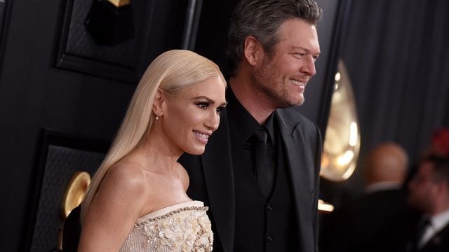 Gwen Stefani und Blake Shelton bei den Grammy Awards im Staples Center.