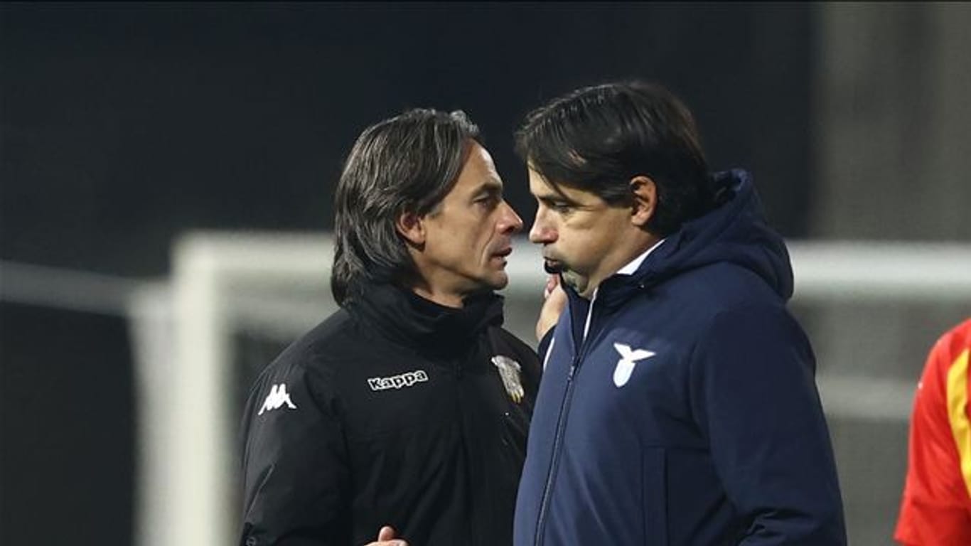 Filippo Inzaghi (l) und Simone Inzaghi trennten sich unentschieden.