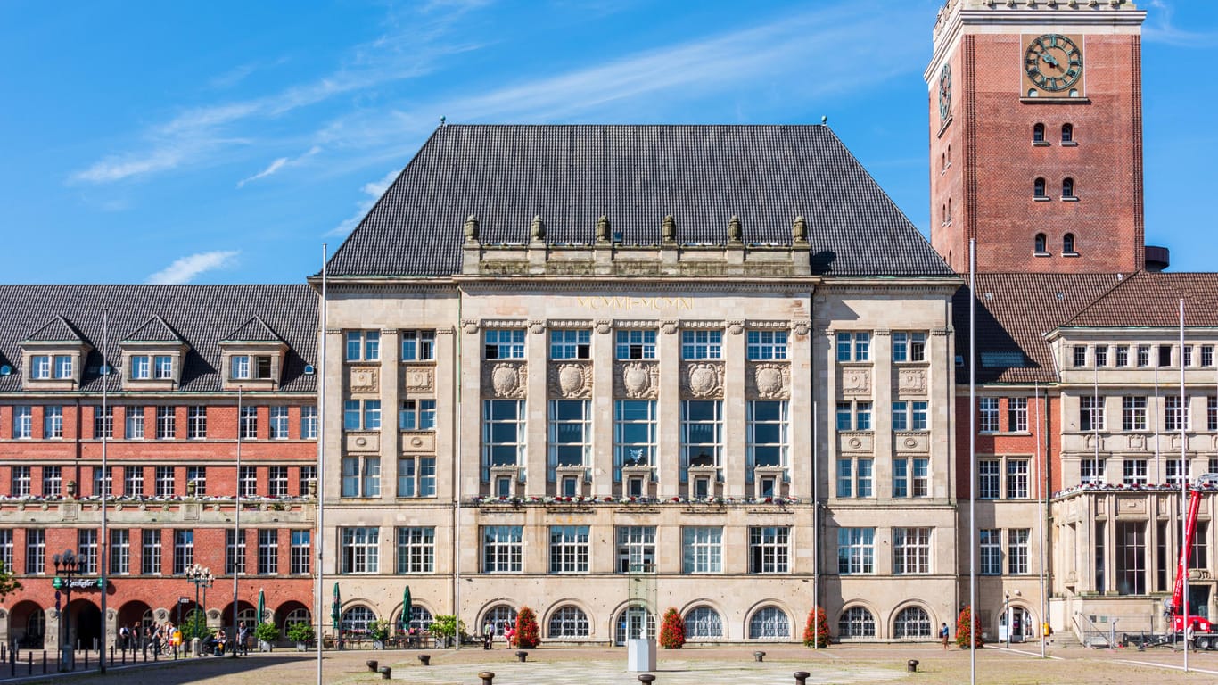 Kieler Rathaus (Symbolbild): Wegen des Lockdowns konnte eine offizielle Preisverleihung nicht stattfinden.