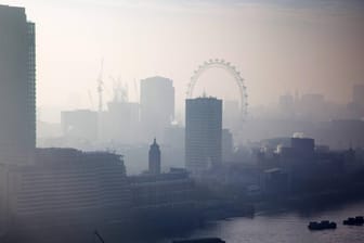 Smog über London: Die Neunjährigen litt unter Asthma, doch auch die Luftverschmutzung in der britischen Hauptstadt hatte schuld an ihrem Tod.