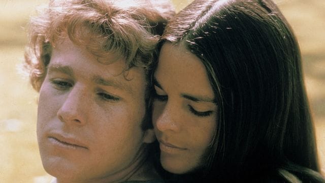 Liebe heißt, niemals um Verzeihung bitten zu müssen: Oliver (Ryan O'Neal) und Jennifer (Ali McGraw).