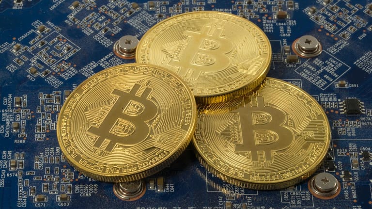 Bitcoin (Symbolbild): Die Kryptowährung ist so wertvoll wie nie zuvor.
