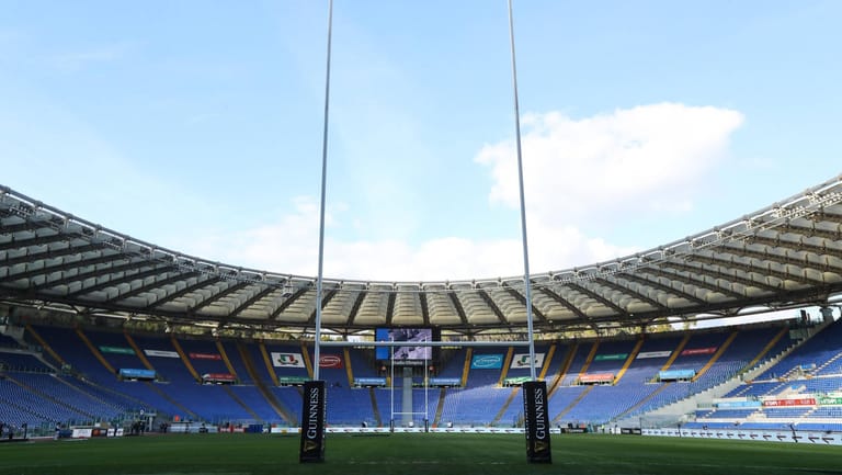 Stadio OIimpico: Die Heimstätte von Lazio und AS Rom wird auch für Rugby-Länderspiele genutzt.